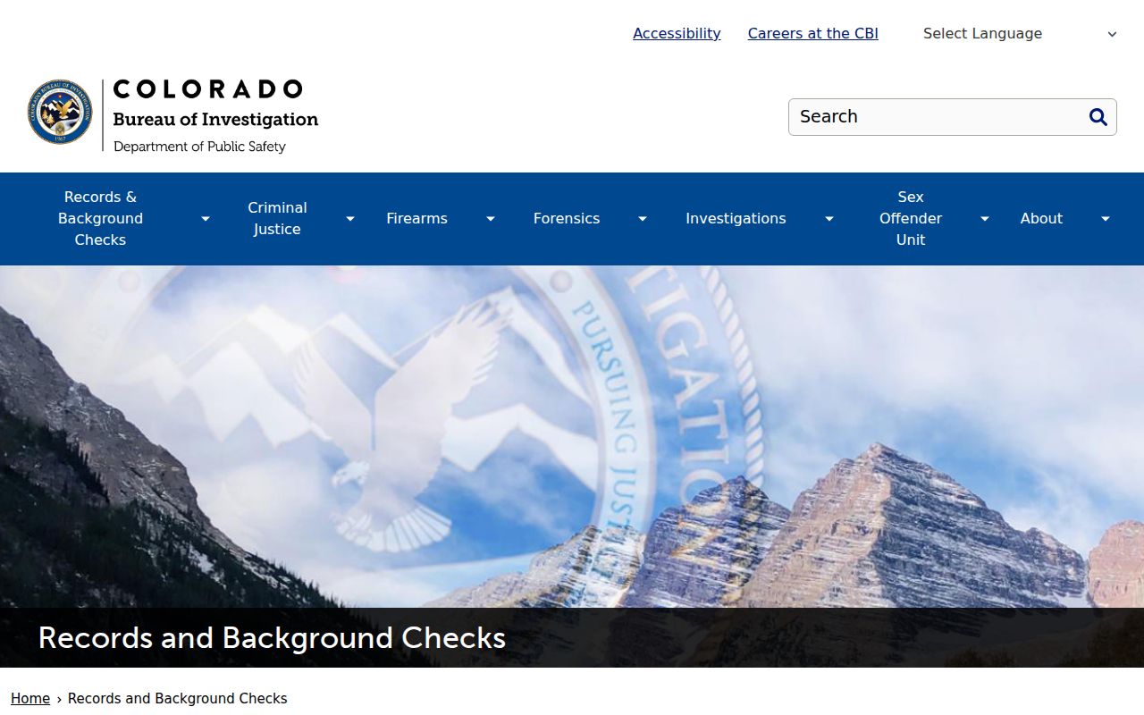 Castle Rock residents directory view of Colorado criminal history records