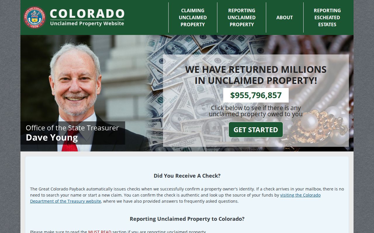 Castle Rock residents directory view of the Great Colorado Payback name search