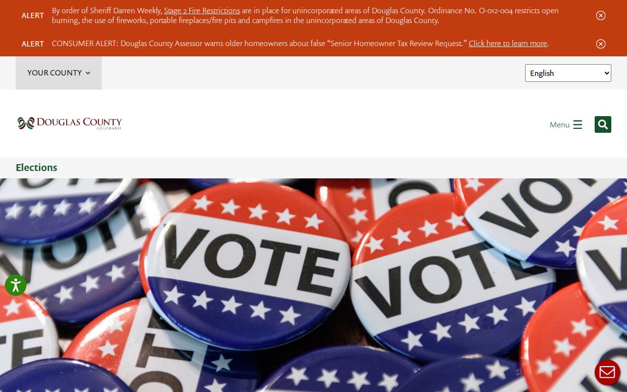 Castle Rock neighbors Douglas County voter-list fields