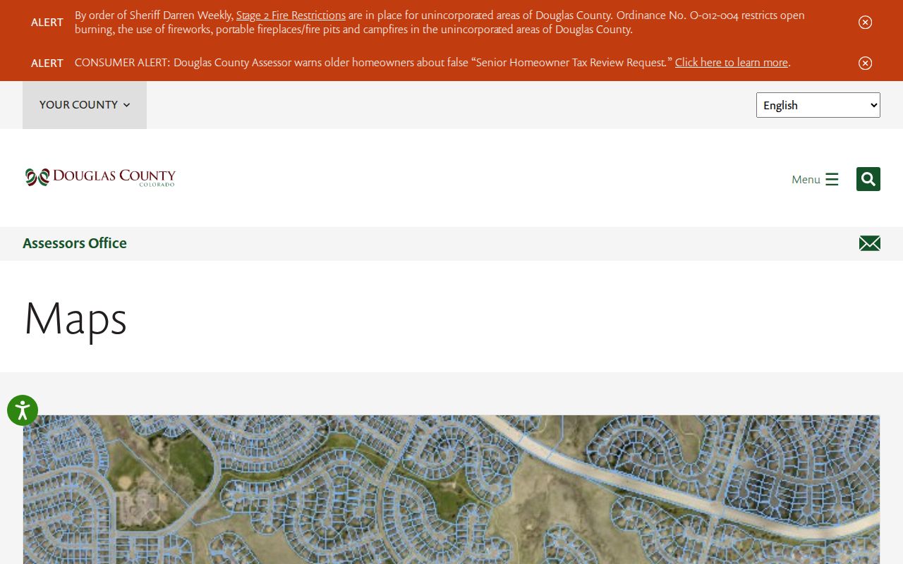 Castle Rock ZIP code directory, Douglas County assessor maps and ZIP layers